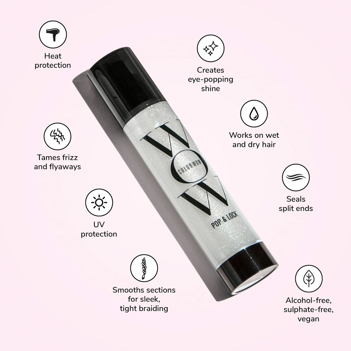 Spray Shine for Hair Color Wow POP & LOCK-5
