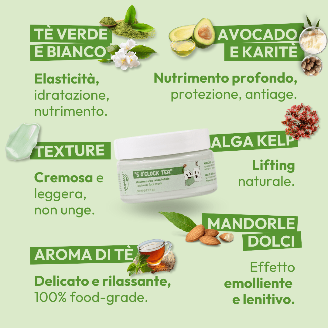 Maschera viso relax totale