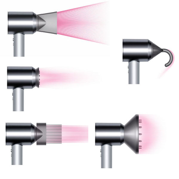 DYSON SUPERSONIC PRO ASCIUGACAPELLI HD11 NIKEL SILVER 1600W