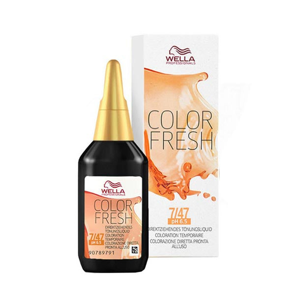WELLA COLOR FRESH BIONDO MEDIO RAME SABBIA 7/47