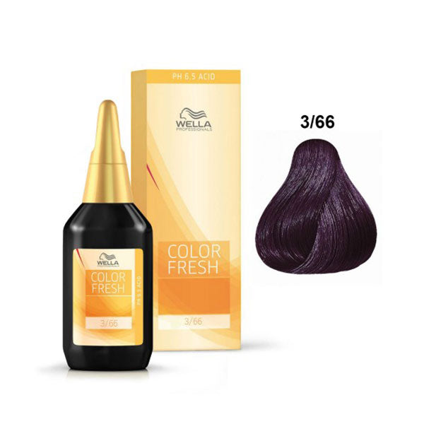 WELLA COLOR FRESH CASTANO SCURO VIOLA INTENSO 3/66